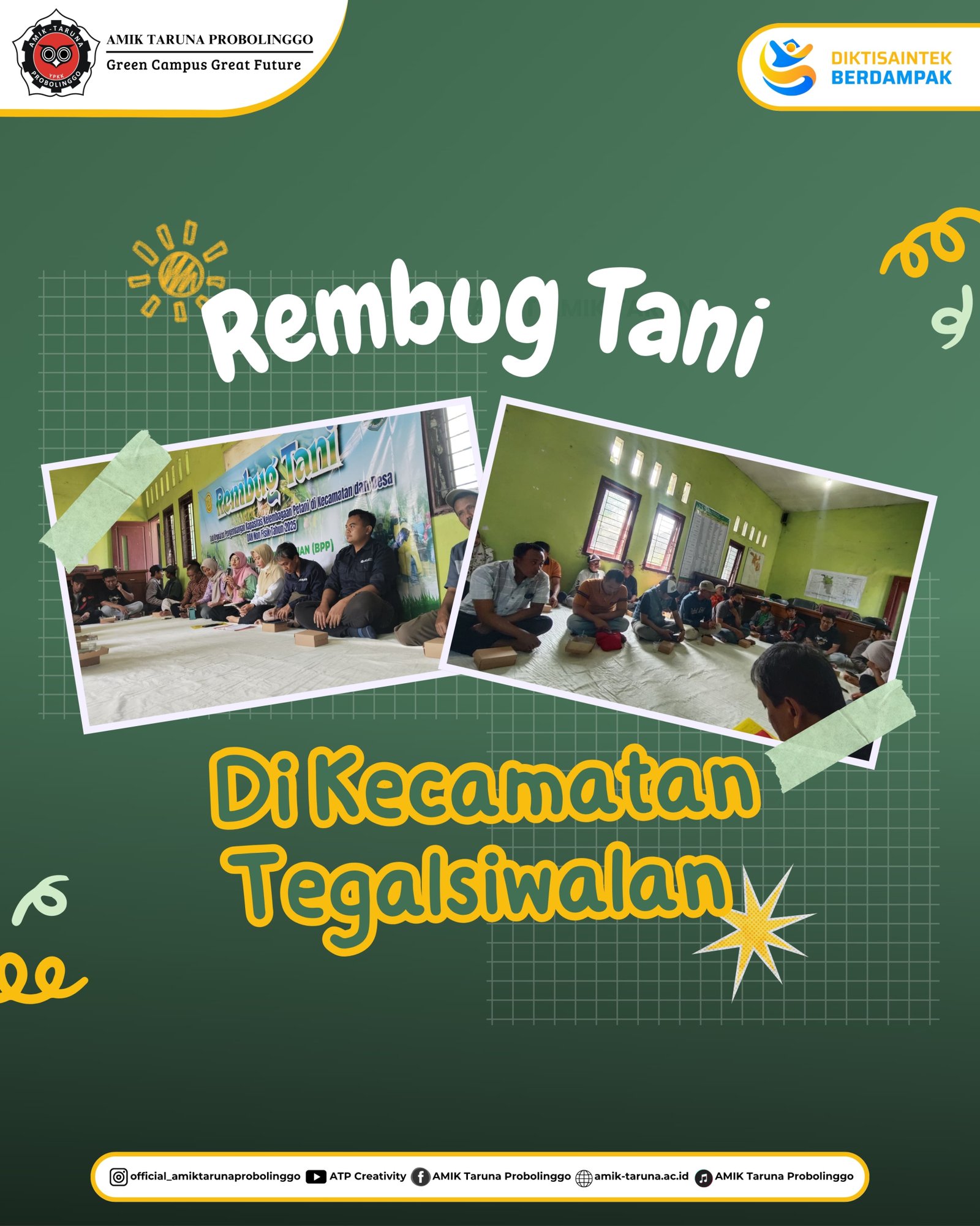 Rembug Tani di Kecamatan Tegalsiwalan